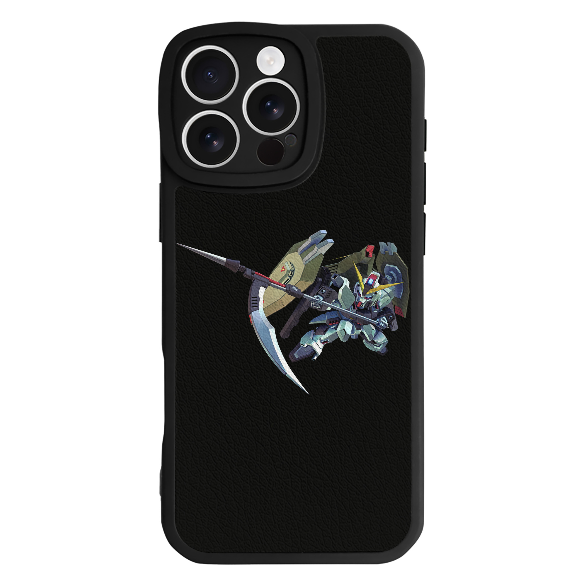 （画像用） 機動戦士ガンダム Mobile Suit Gundam 【iPhone 16シリーズ対応】シリコンスマホケース（レザー調） 材質：シリコン